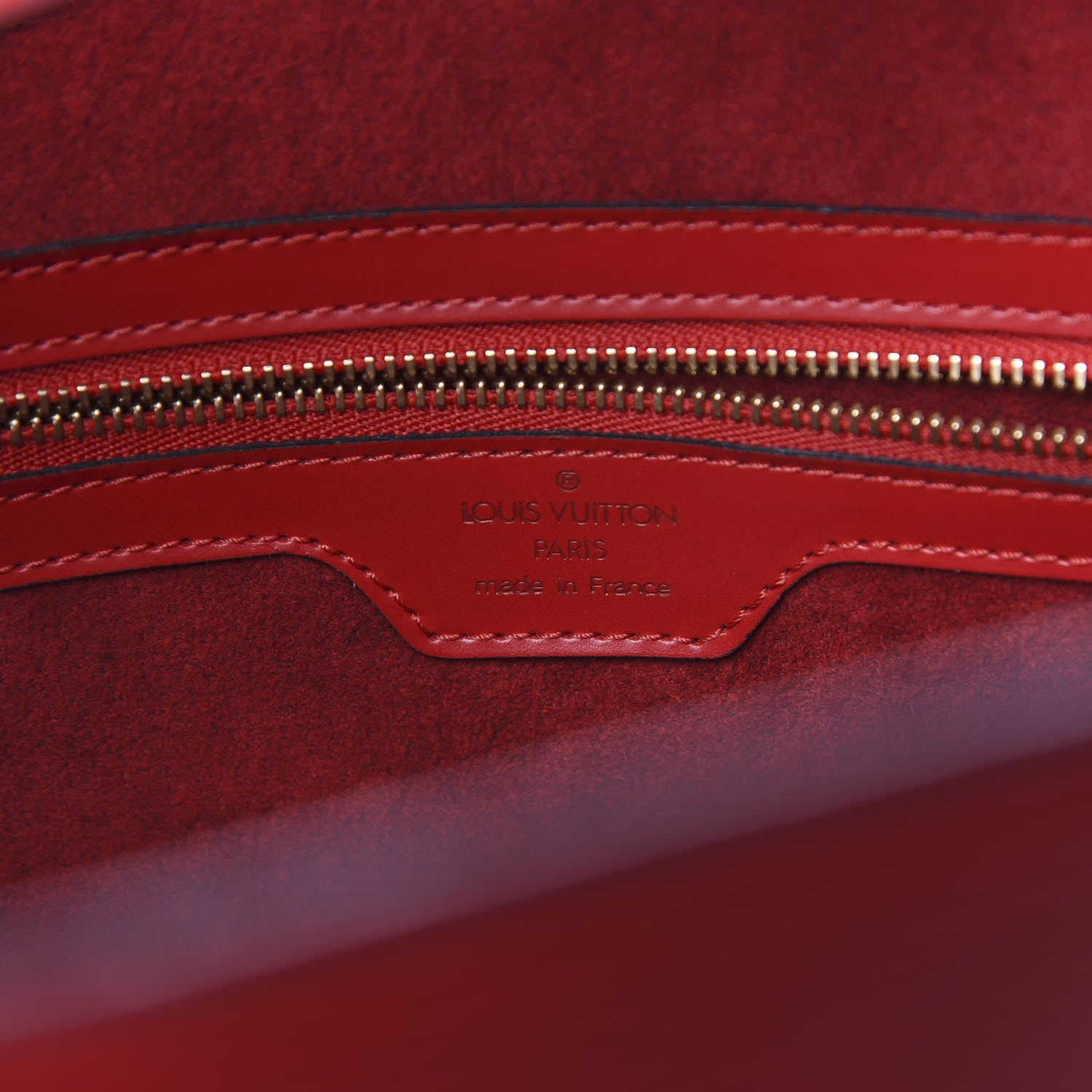 Louis Vuitton Epi Lussac Castillan Red 6 of 9