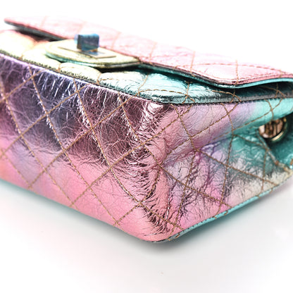 Chanel Metallic Goatskin Quilted Mini 2.55 Reissue Flap Multicolor 8 of 9