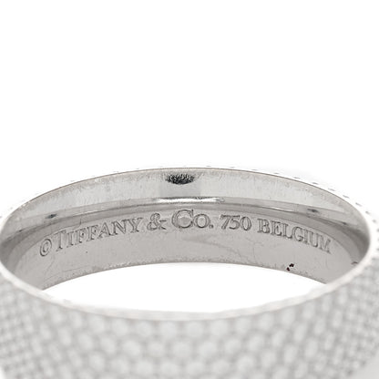 Tiffany 18K White Gold Diamond Metro Five-Row Ring 52 6 4 of 4