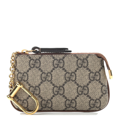 Gucci GG Supreme Monogram Key Case Brown 1 of 7