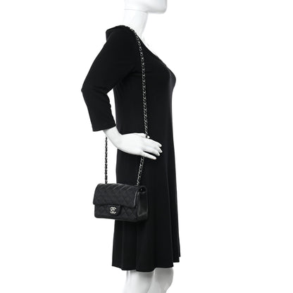 Chanel Lambskin Quilted Mini Rectangular Flap Black 2 of 11