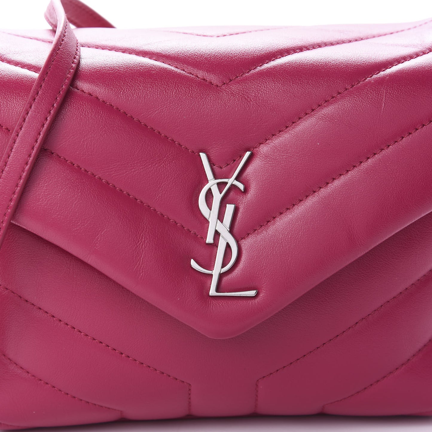 Calfskin Y Quilted Monogram Toy Loulou Crossbody Bag Freesia