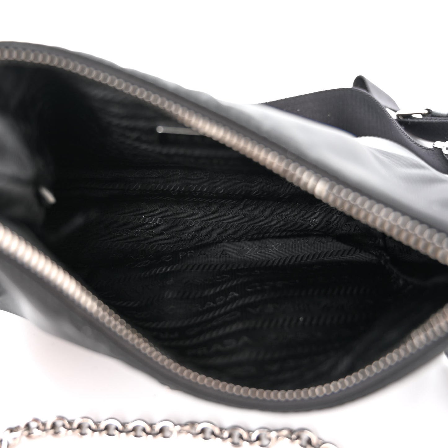 Re-Nylon Saffiano Re-Edition 2005 Shoulder Bag Black