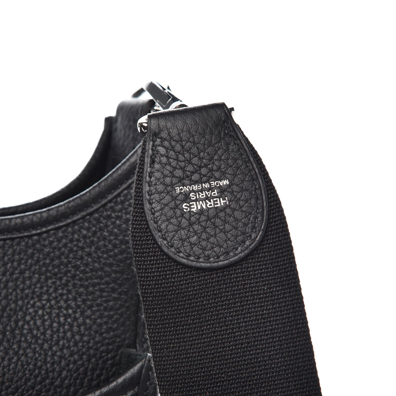 Hermes Taurillon Clemence Evelyne III PM Black 7 of 8
