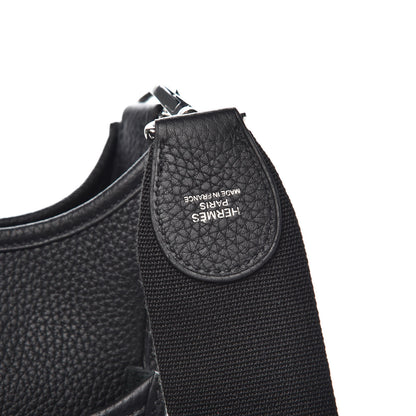 Hermes Taurillon Clemence Evelyne III PM Black 7 of 8