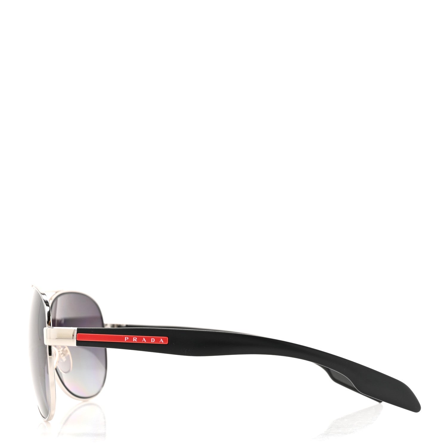 Prada Aviator Sunglasses SPS 53P Black 3 of 7