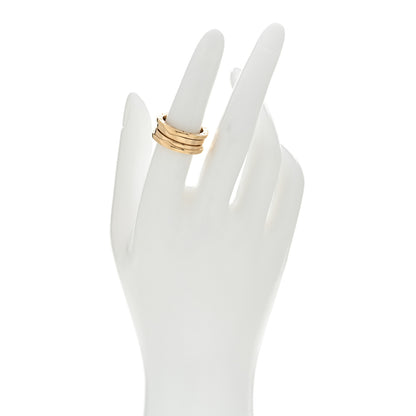 Bulgari 18K Yellow Gold B.Zero1 Two-Band Ring 53 6.25 2 of 4
