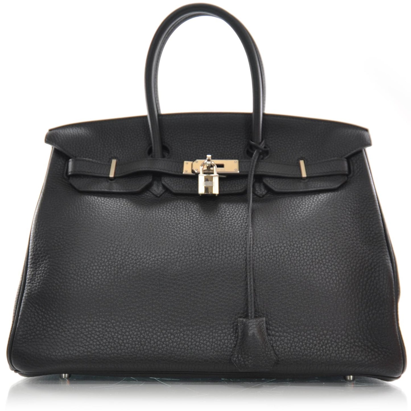 Clemence Leather Birkin 35 Black