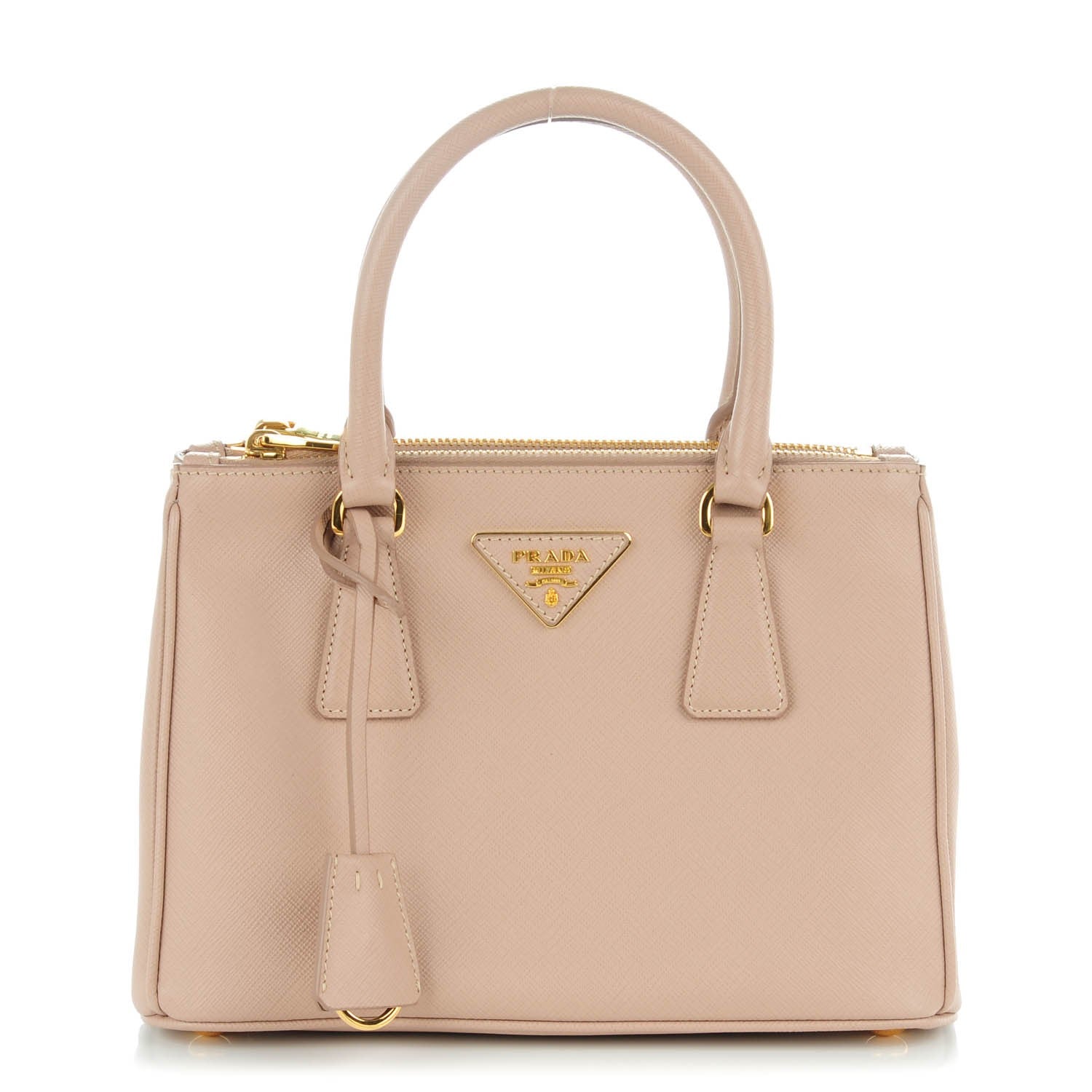 Prada Saffiano Small Galleria Double Zip Tote Cammeo 1 of 13