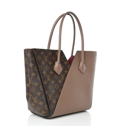 Louis Vuitton Calfskin Monogram Kimono Tote Taupe Glace 3 of 12