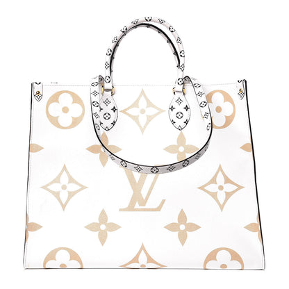 Louis Vuitton Monogram Giant Onthego GM Kaki Beige 1 of 17