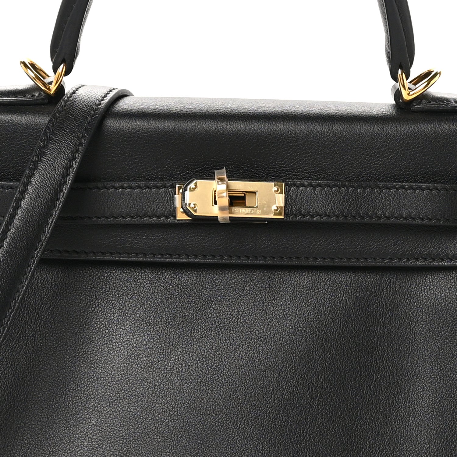 Hermes Swift Kelly Retourne 25 Black 7 of 10