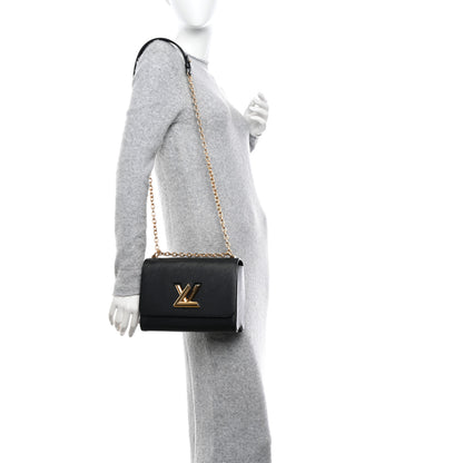 Louis Vuitton Epi Twist Shoulder Bag MM Black 2 of 11