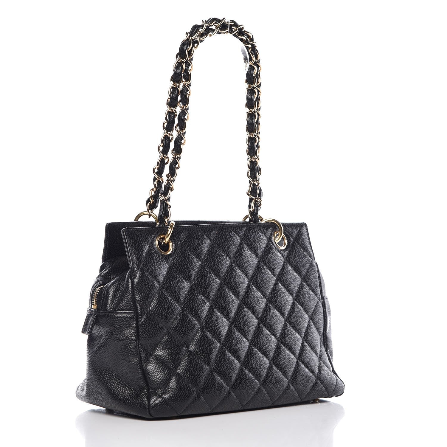 Chanel Caviar Quilted Petit Timeless Tote PTT Black 3 of 9