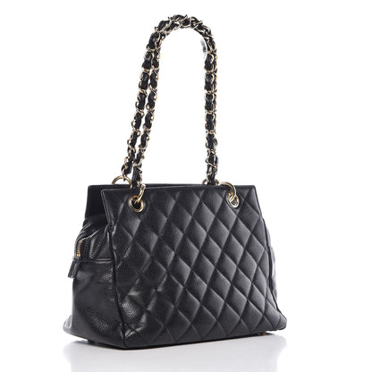 Chanel Caviar Quilted Petit Timeless Tote PTT Black 3 of 9