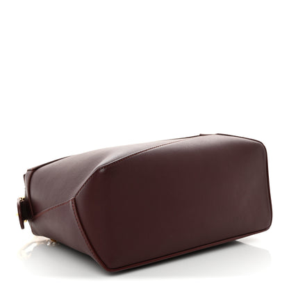 Loewe Calfskin Small Puzzle Edge Bag Burgundy 4 of 9