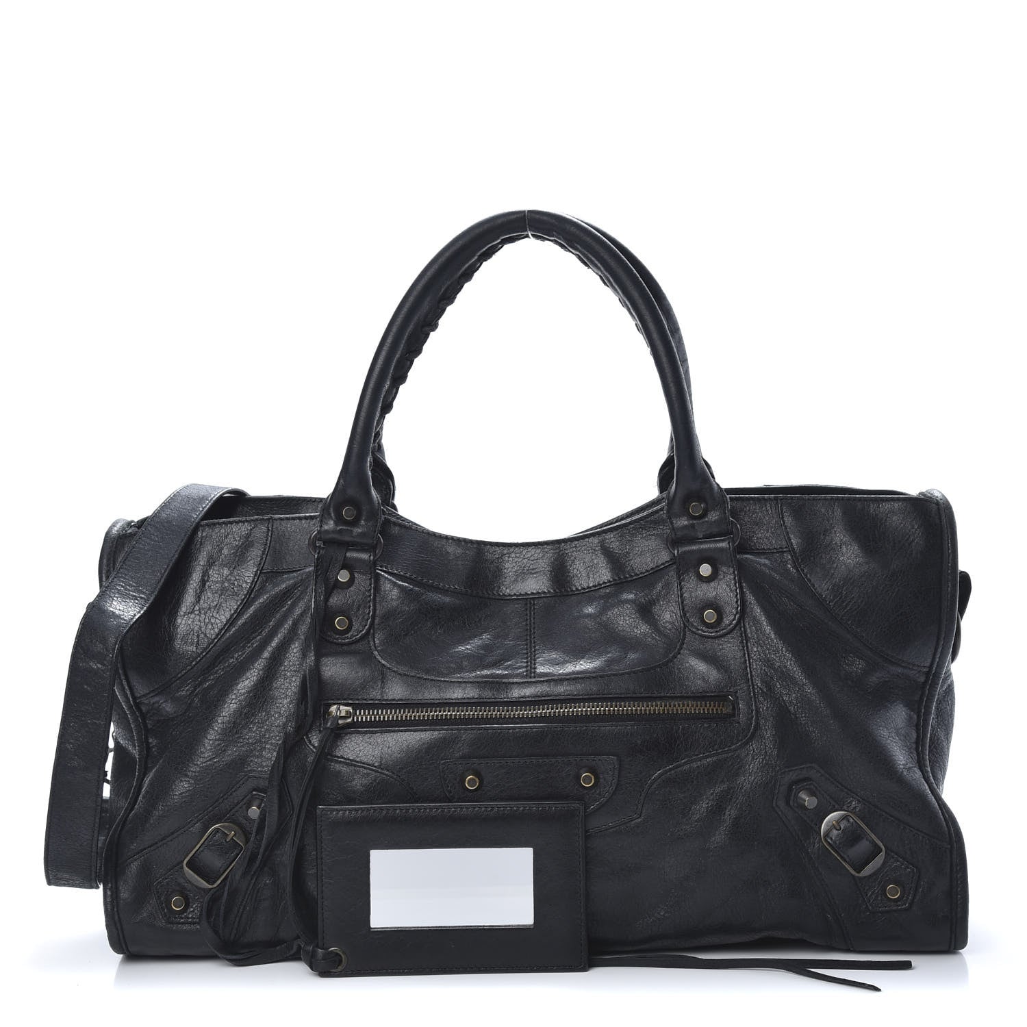 Balenciaga Agneau Classic Hardware Part Time Black 1 of 16