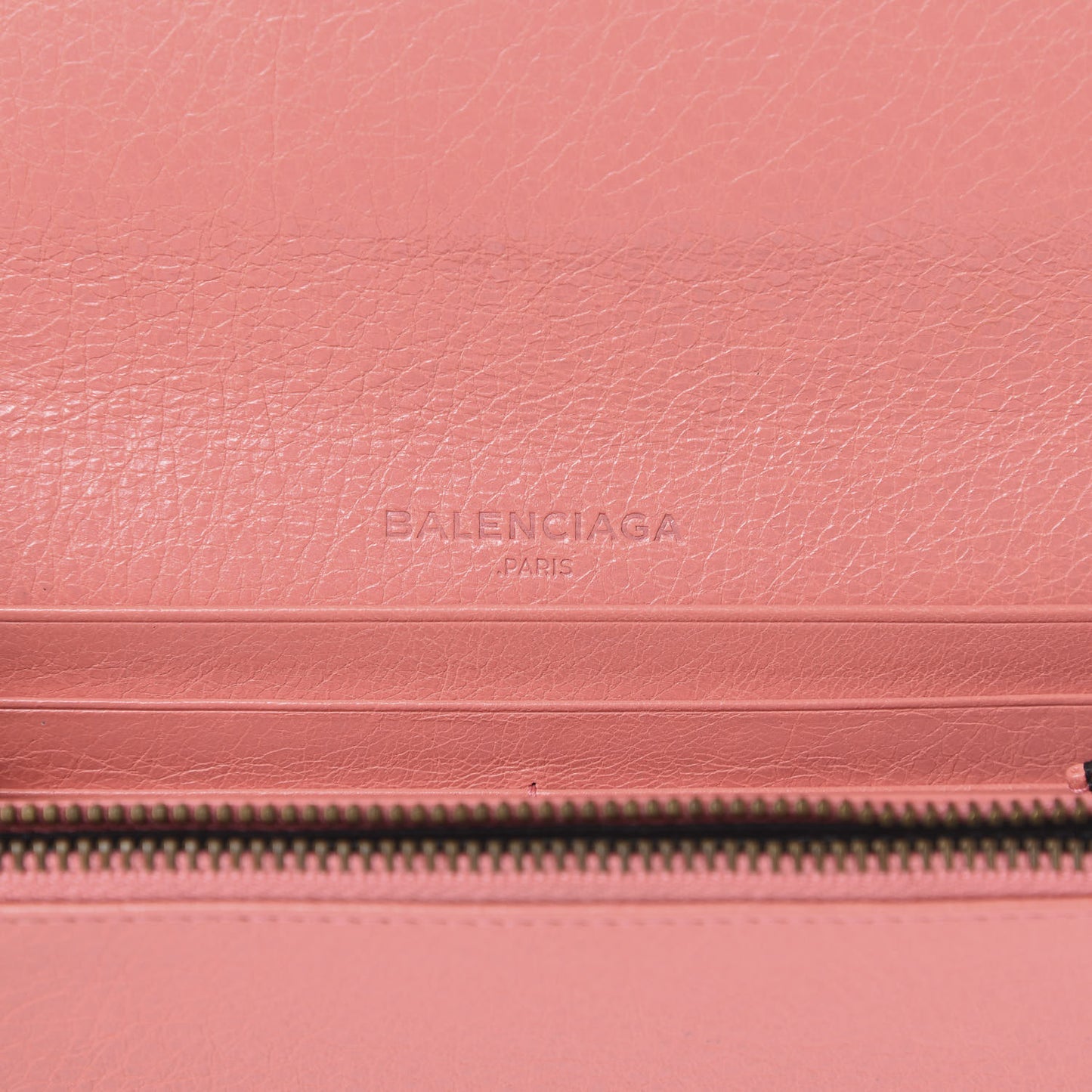 Agneau Classic Hardware Money Wallet Rose Azalee