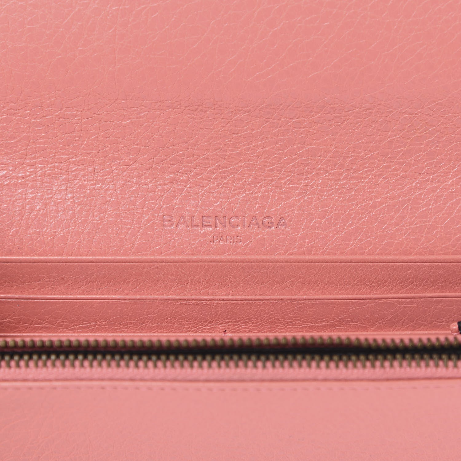 Balenciaga Agneau Classic Hardware Money Wallet Rose Azalee 5 of 13