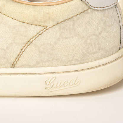 Gucci GG Plus Monogram Alligator Coda Low Sneakers 39.5 White 14 of 15