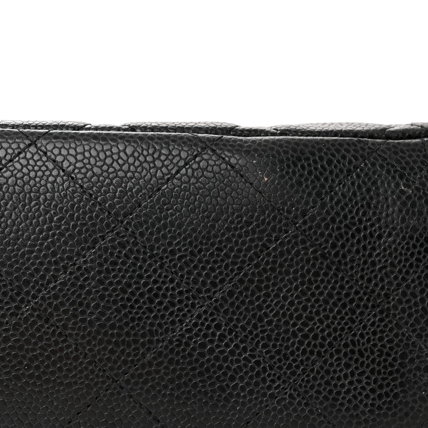 Caviar Quilted Maxi Double Flap Black
