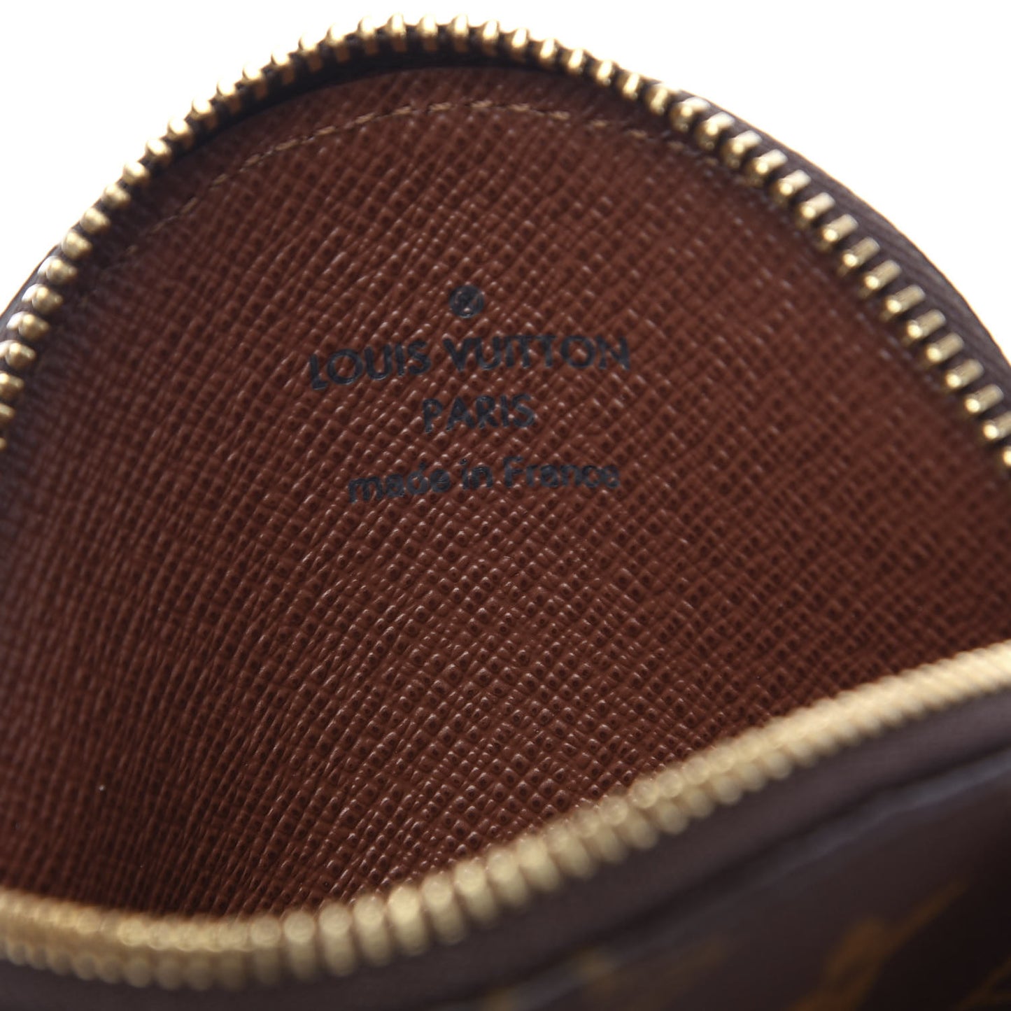Monogram Round Coin Purse