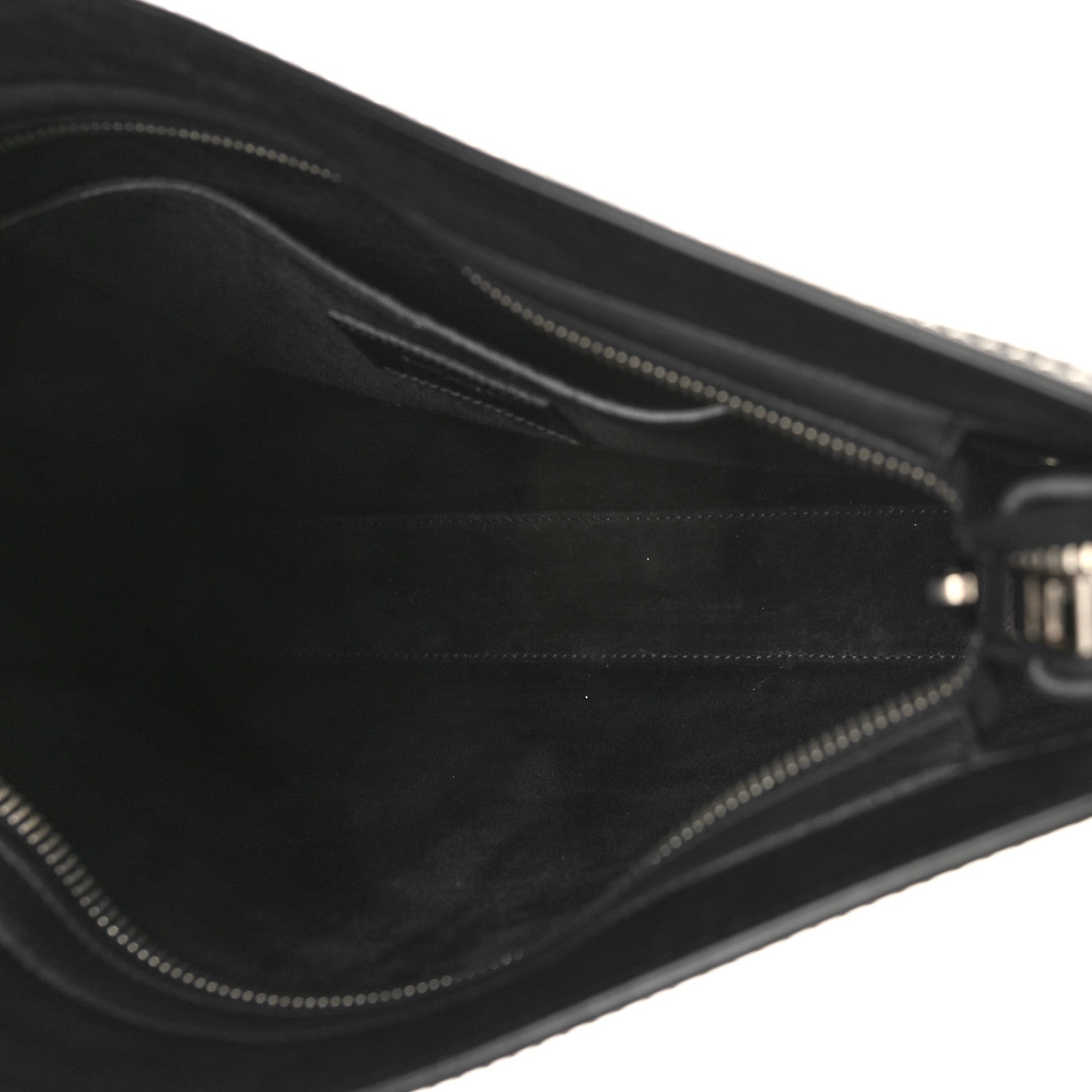 Saint Laurent Calfskin Stud Sac De Jour Clutch Black 5 of 9