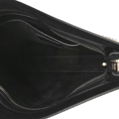 Saint Laurent Calfskin Stud Sac De Jour Clutch Black 5 of 9