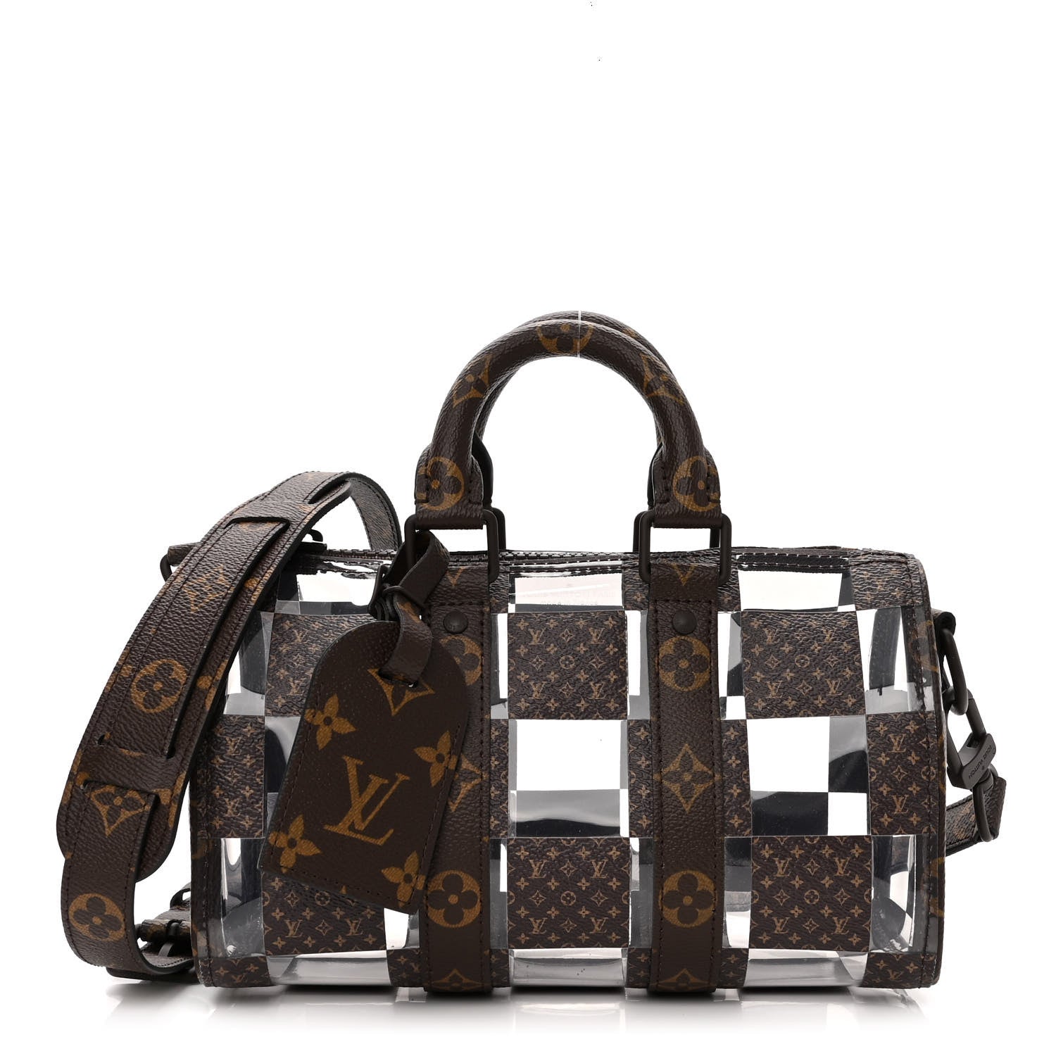 Louis Vuitton PVC Monogram Chess Keepall Bandouliere 25 1 of 9