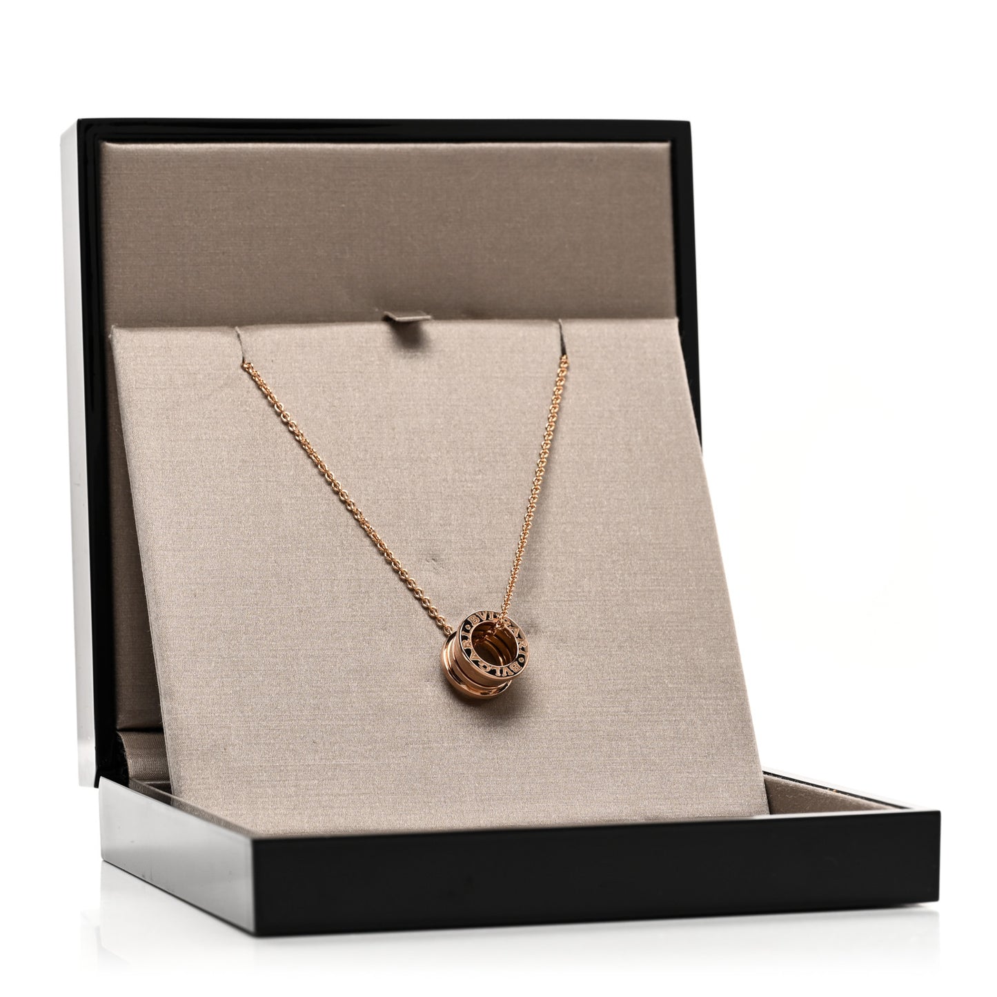 18K Rose Gold B.Zero1 Pendant Necklace