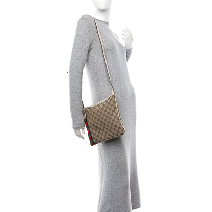 Gucci Monogram Web Jolicoeur Charms Messenger White 2 of 14