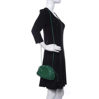 Bottega Veneta Nappa Intrecciato The Mini Pouch Racing Green 2 of 9