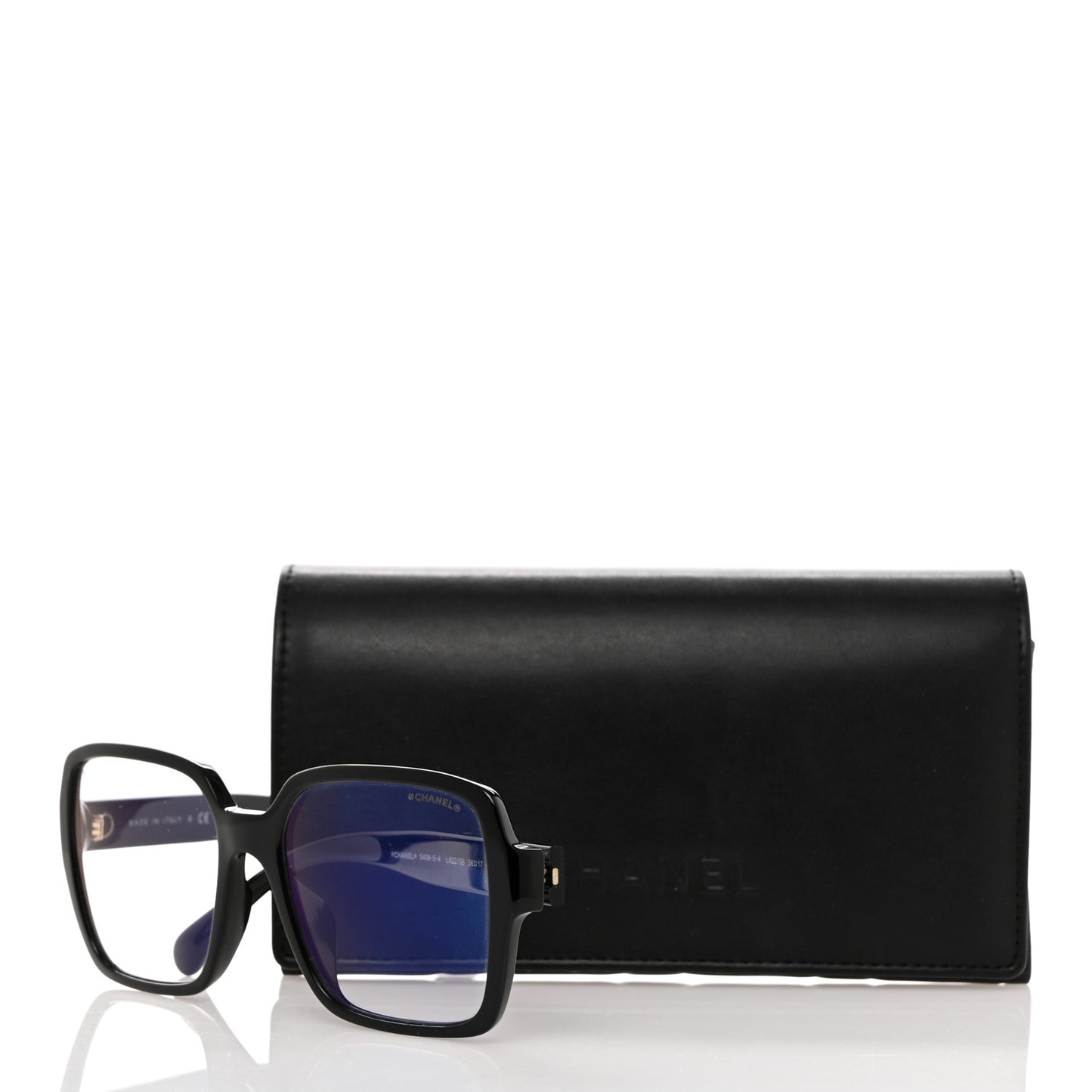 Acetate Square Blue Light Glasses 5408-S-A Black