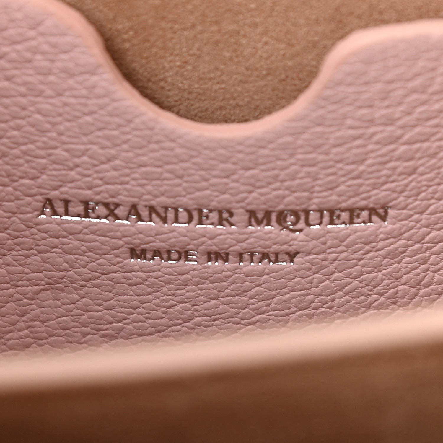 Alexander McQueen Calfskin Silk Scarf Box Shoulder Bag 16 Baby Pink Ivory 6 of 10