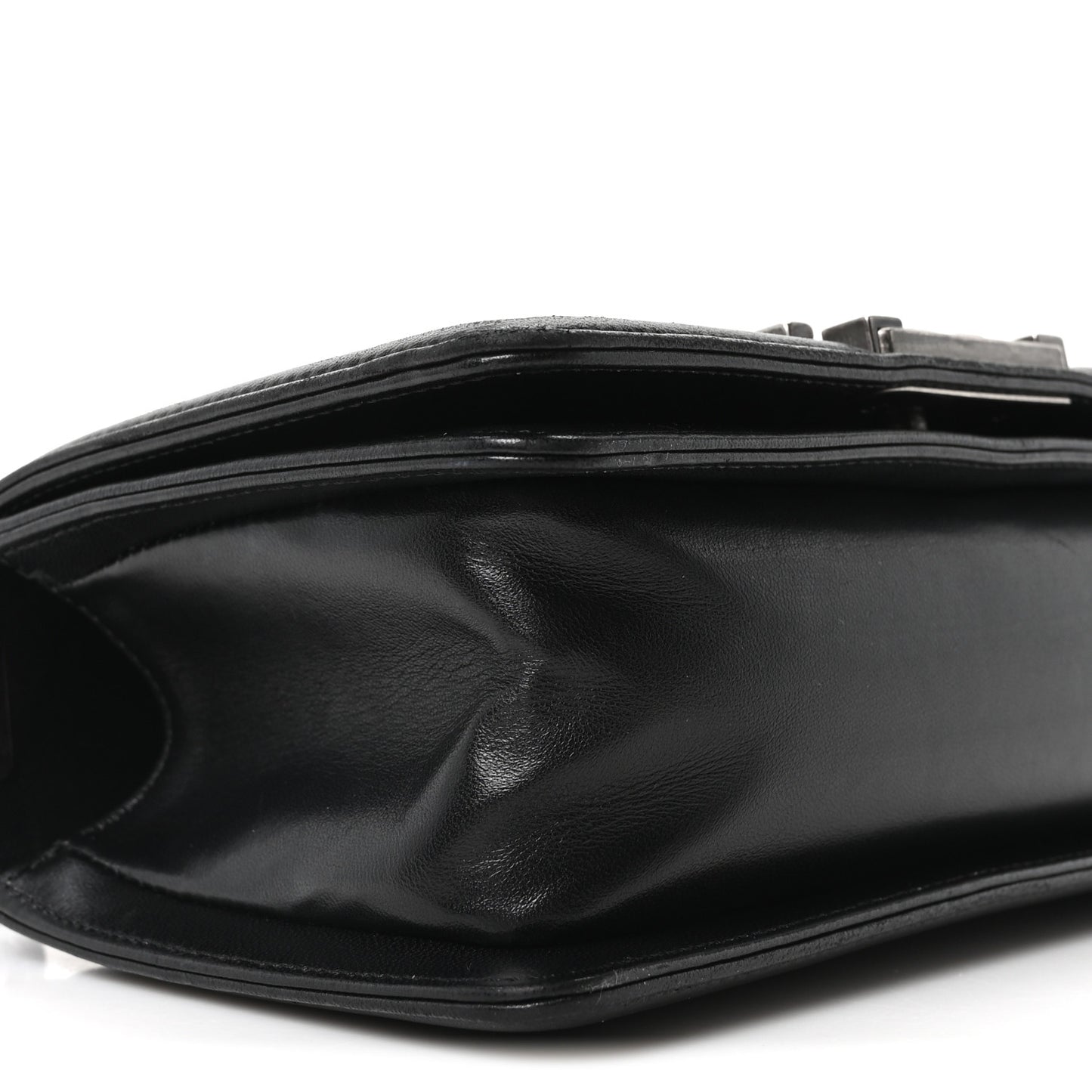 Galuchat Stingray Small Boy Flap Black