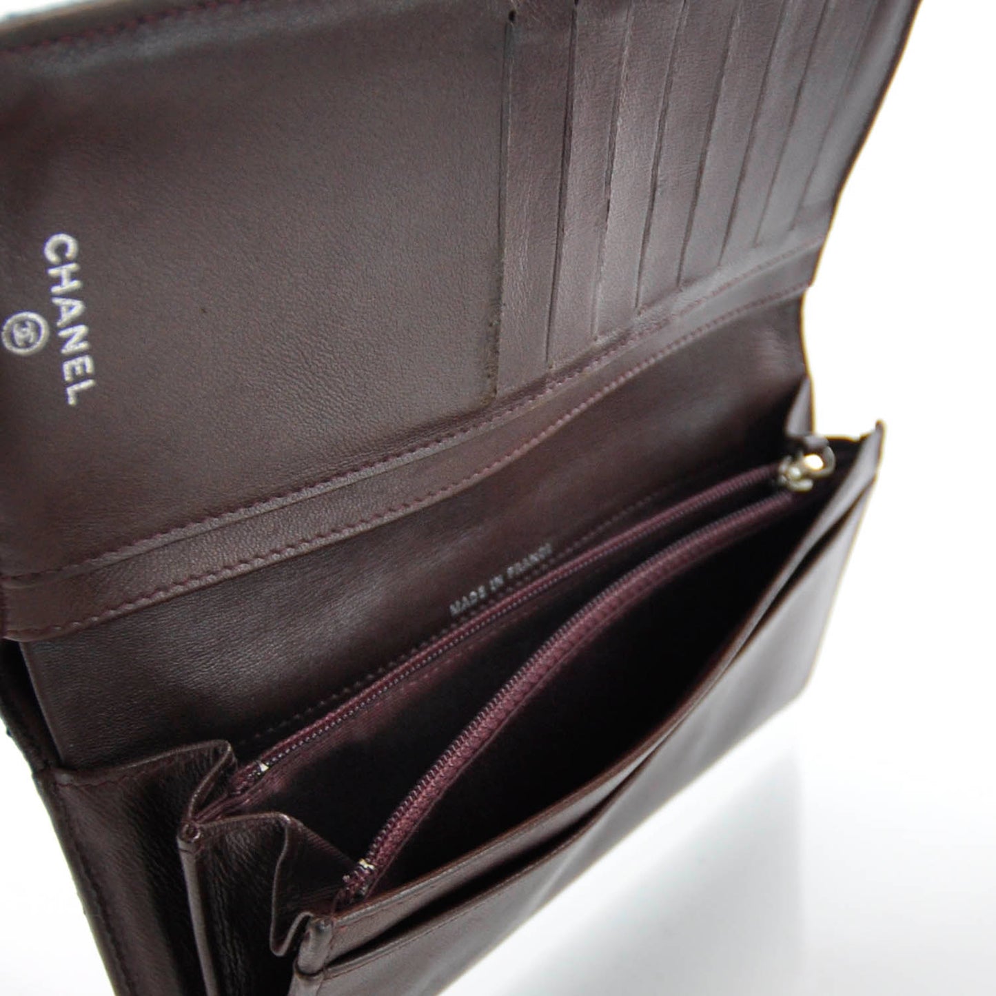 Lambskin Yen Wallet Black