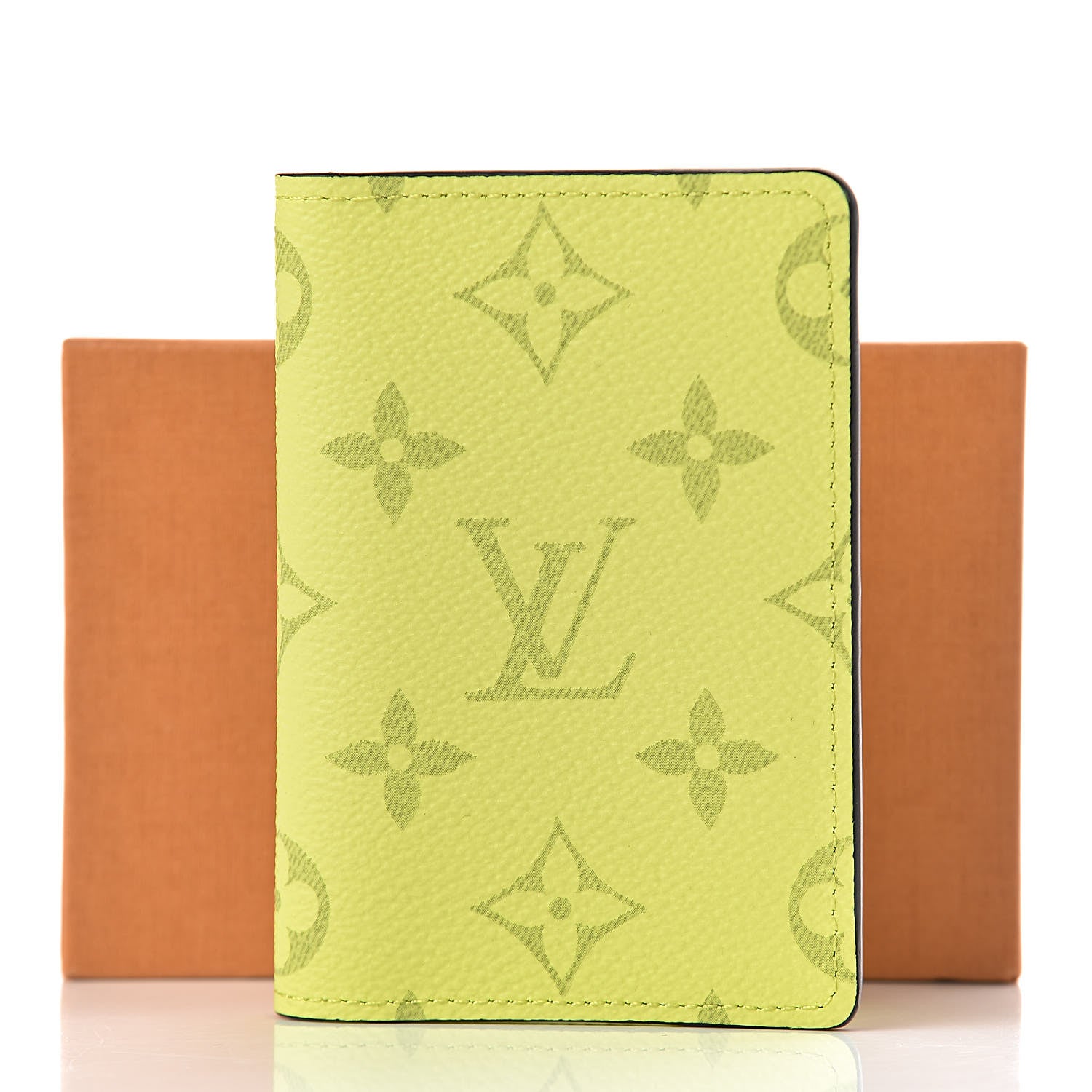 Louis Vuitton Monogram Taiga Pocket Organizer Yellow 7 of 7