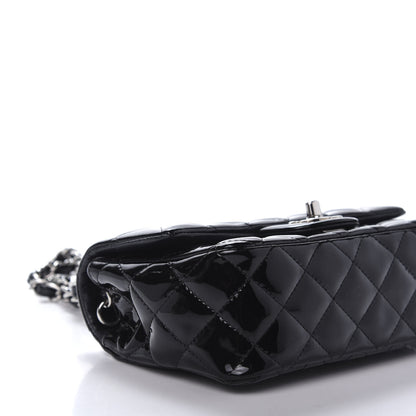 Chanel Patent Calfskin Quilted Mini Rectangular Flap Black 6 of 12