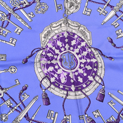 Hermes Silk Keys Les Cles Scarf 90 5 of 6