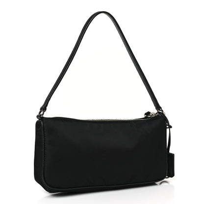 Prada Nylon Saffiano Mini Re-Edition 2005 Bag Black 3 of 9