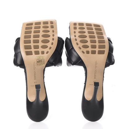 Bottega Veneta Nappa Maxi Intrecciato Lido Mule Sandals 40 Black 6 of 10