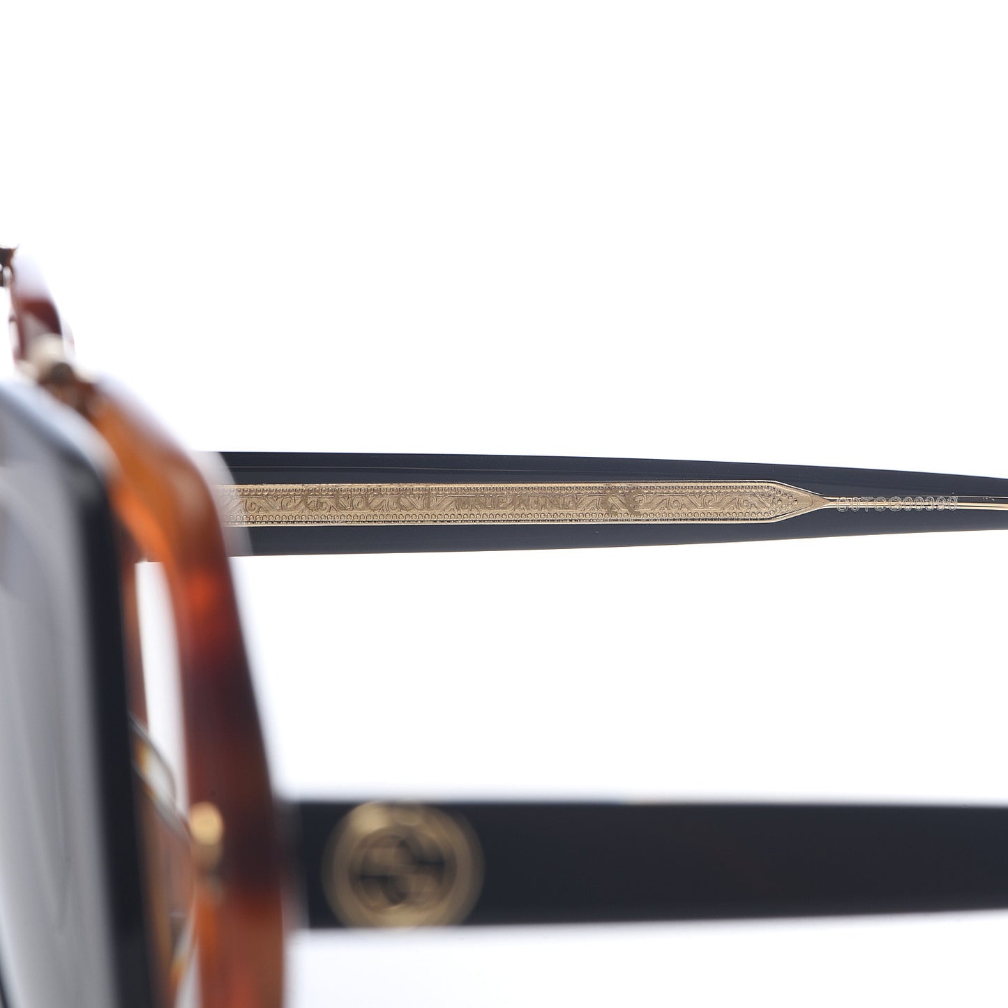Acetate Oversized Flip Up Sunglasses GG0088S Tortoise Black