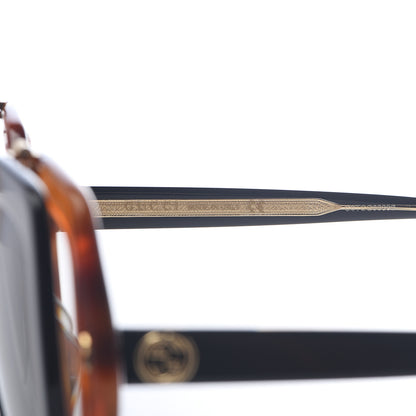 Gucci Acetate Oversized Flip Up Sunglasses GG0088S Tortoise Black 6 of 8