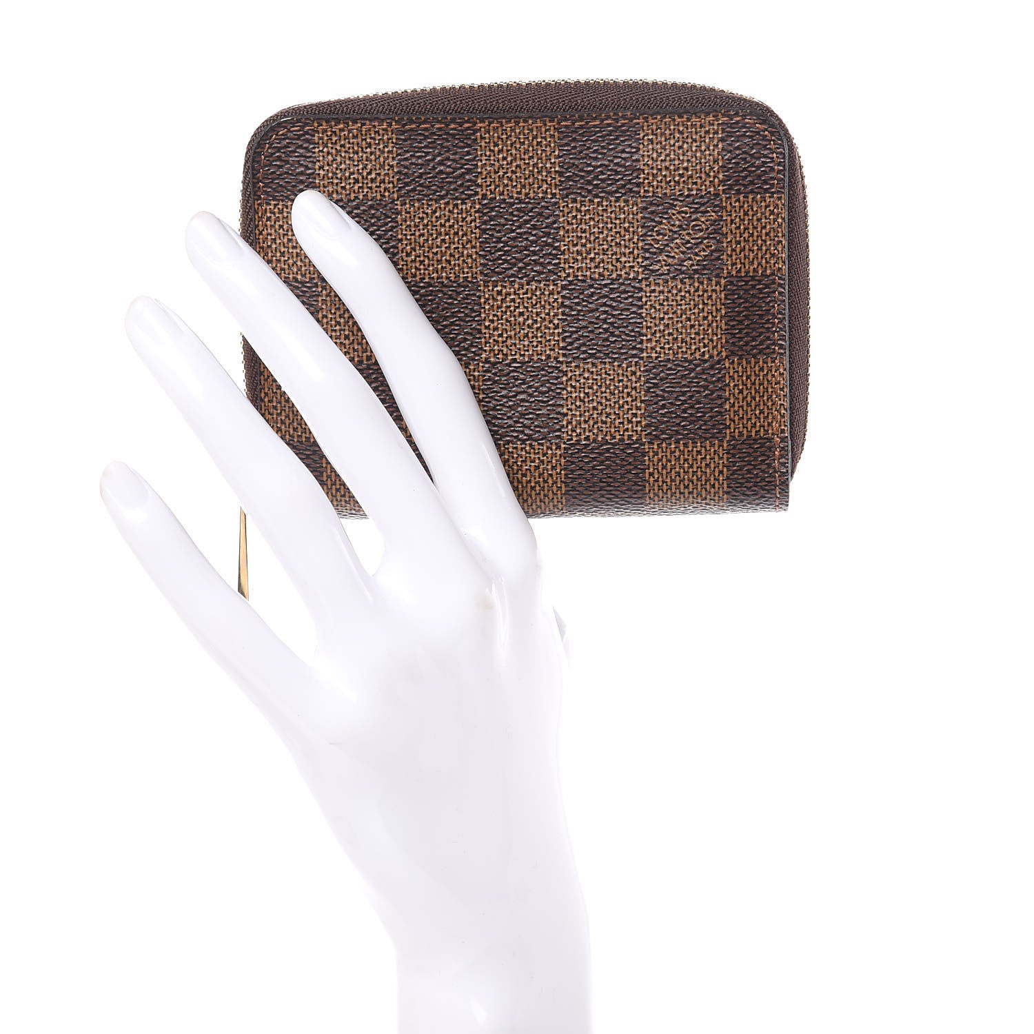 Louis Vuitton Damier Ebene Zippy Coin Purse 2 of 8