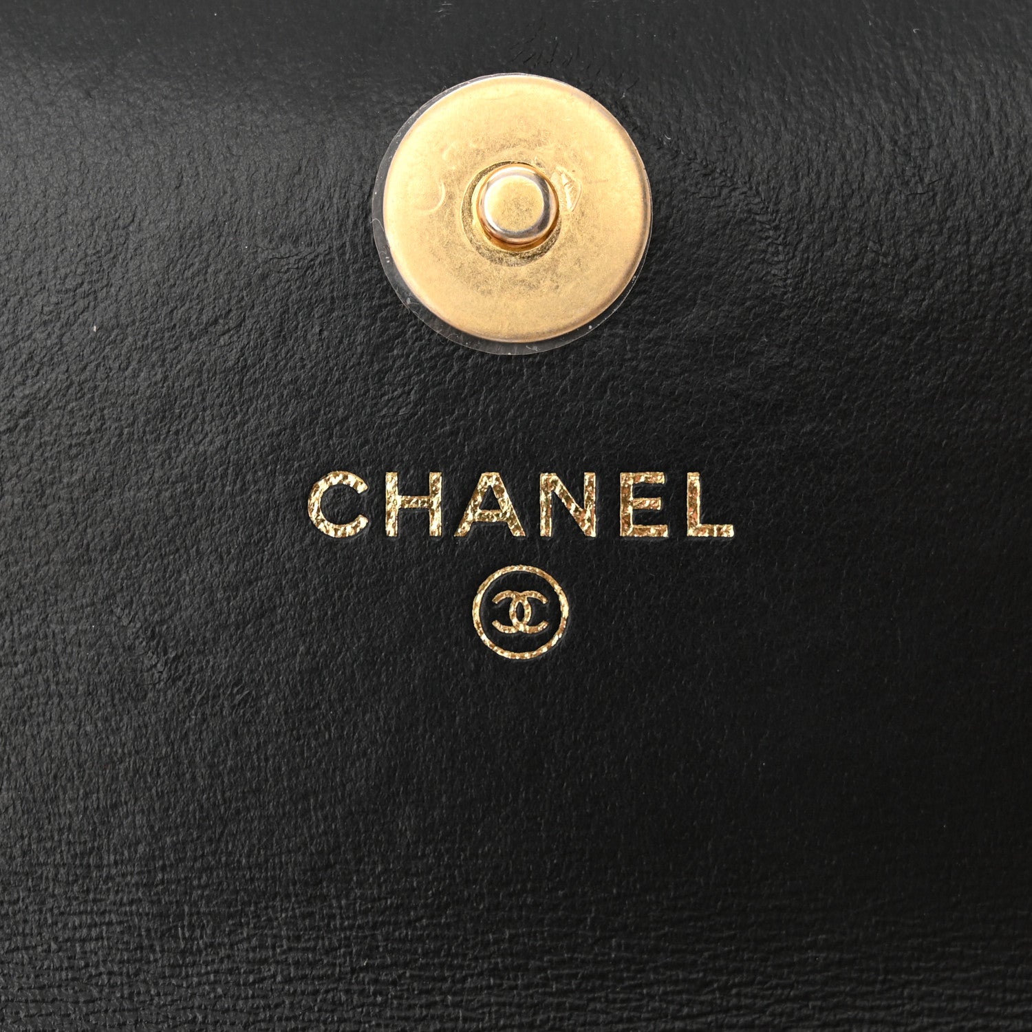 Chanel Lambskin Enamel Quilted Pending CC Flap Belt Bag Black 6 of 12