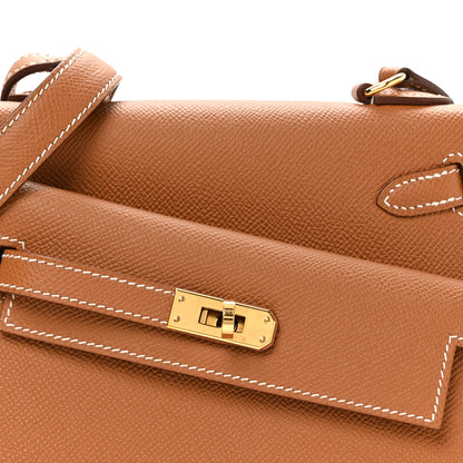 Hermes Epsom Kelly En Desordre Sellier 20 Gold 8 of 11