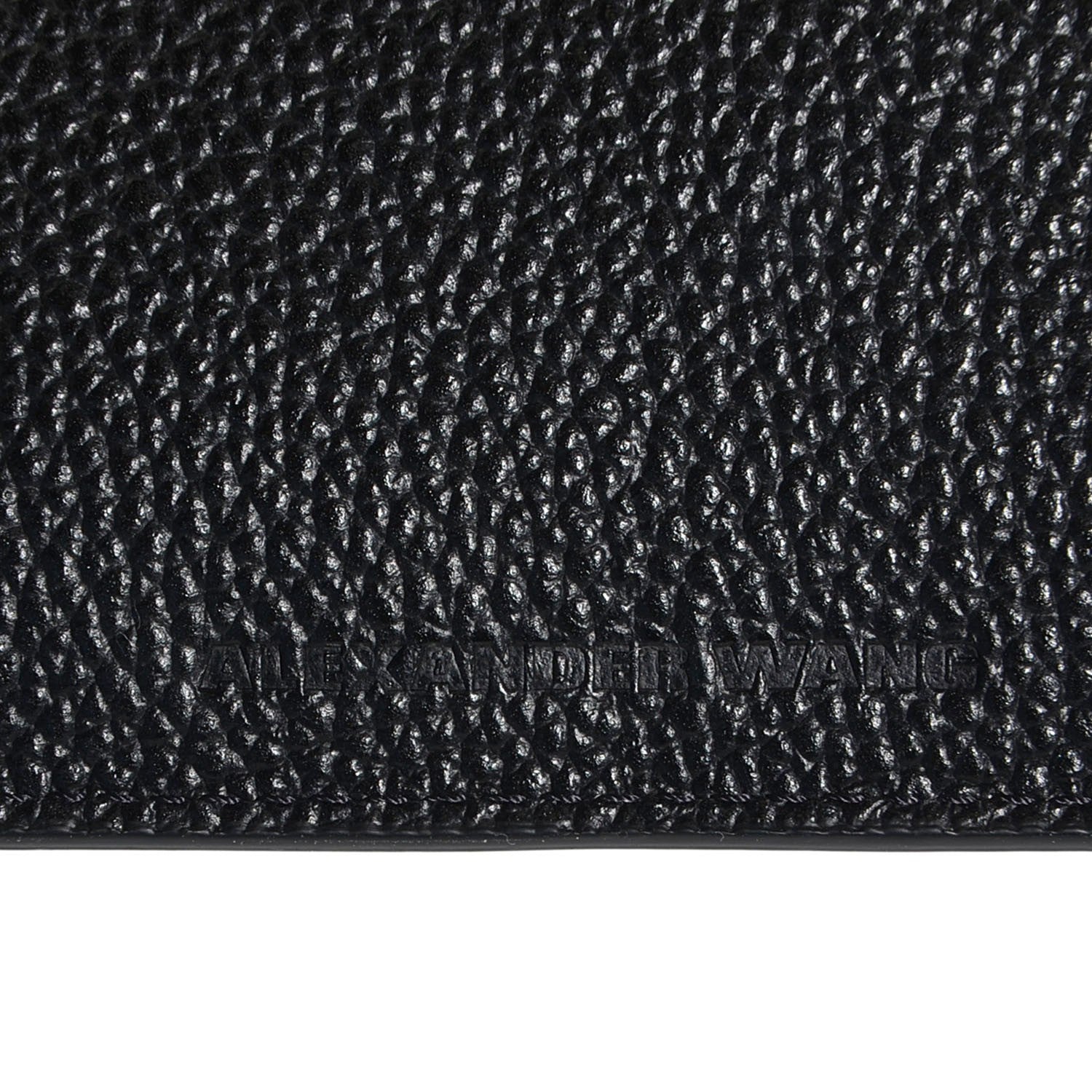 Alexander Wang Textured Leather Prisma Flat Pouch Black 6 of 6