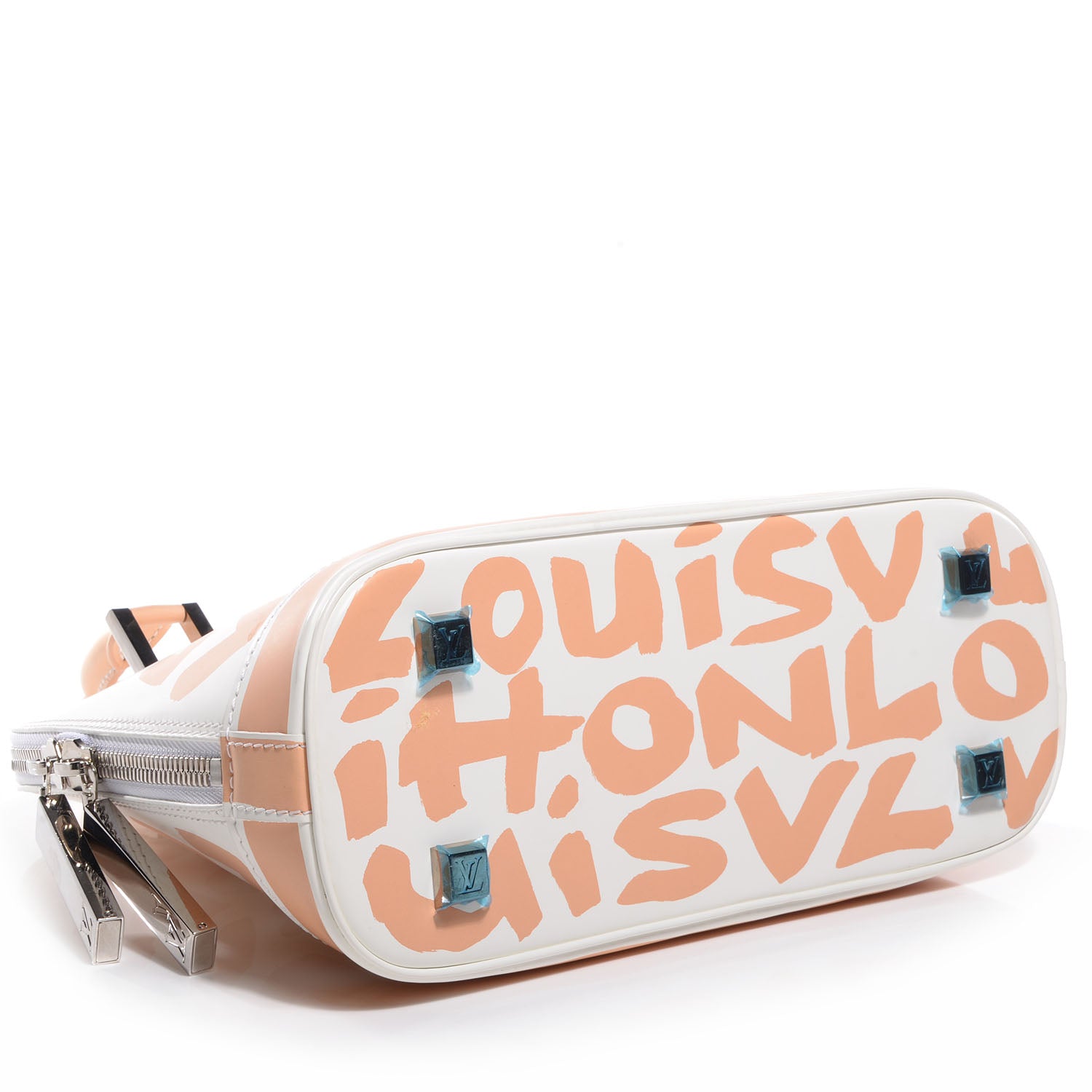 Louis Vuitton Graffiti Alma MM Peach 4 of 7