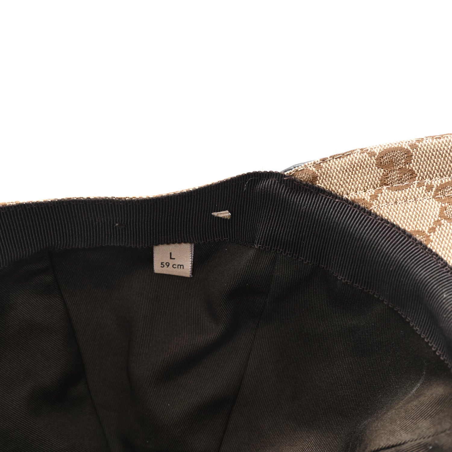 Gucci Monogram Web Baseball Hat L Beige Cocoa 9 of 9