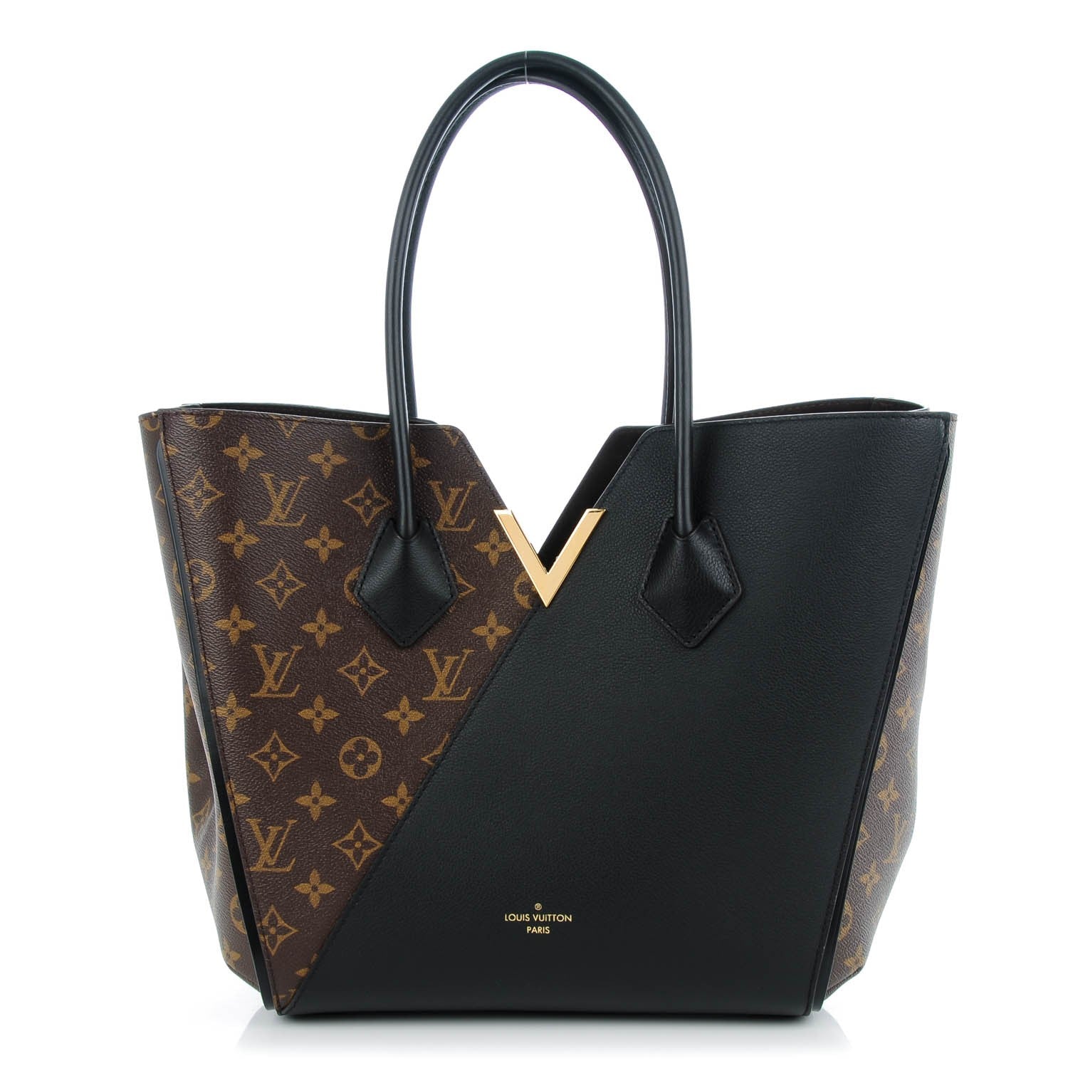 Louis Vuitton Calfskin Monogram Kimono Tote Black 1 of 7